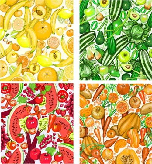 Fruit Fabric Illustrator Portfoilio Illustration Artist